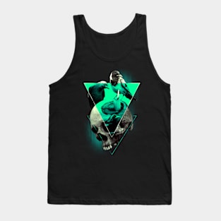 Gothic Skull & Crows Tank Top